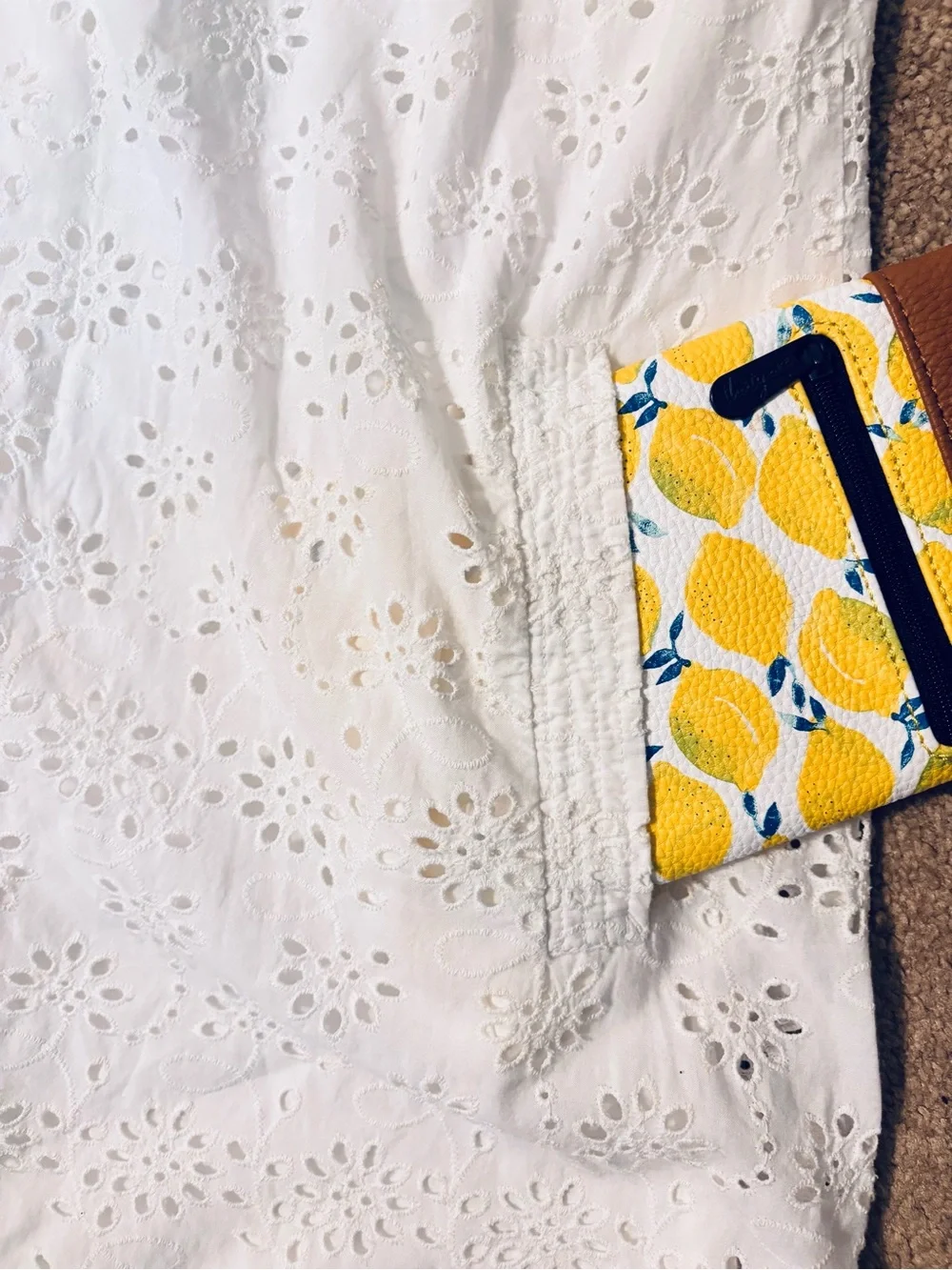 J. Crew White Eyelet Midi Tank Dress - Picture 4 of 6